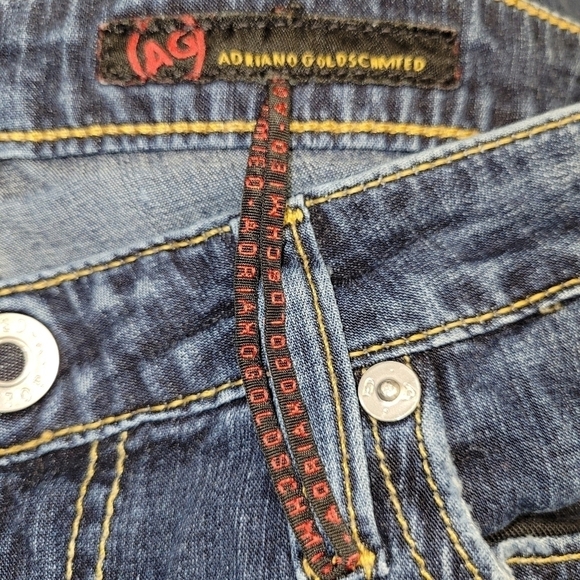 AG Adriano Goldschmeid The ELite Straight Leg Cobalt Wash Jeans Size 27 R - Picture 8 of 15